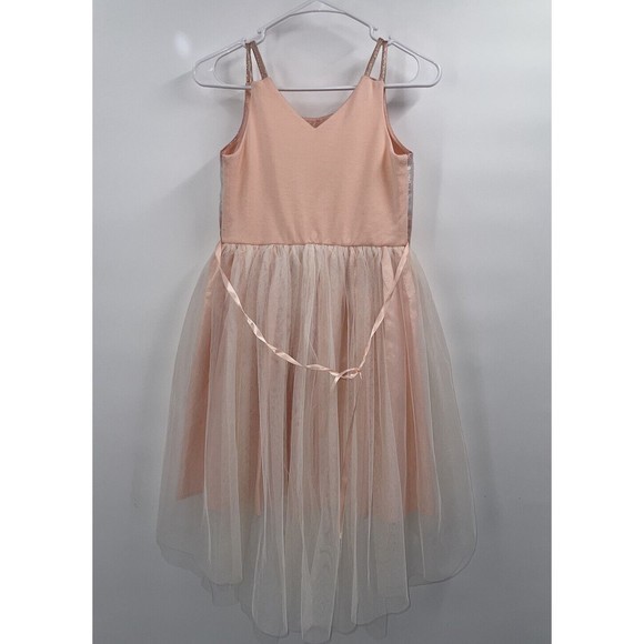 Cat & jack girl Pink Tulle Dress Large - Picture 4 of 5